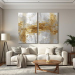 Color Mixture Abstract Art Painting Contemporary Art 2 Piece Framed Canvas Art Impasto Art Handmade Acrylic Painting Australia For Cheap Wall Décor