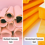Buy Rolled & Stretched Handmade Canvas Paintings Set - affordablecanvaspaintings.com.au