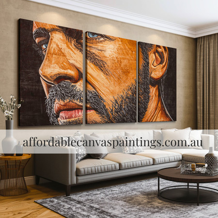 Buy Online 5 Popular Brown Color Handmade Canvas Paintings Wall Art Australia