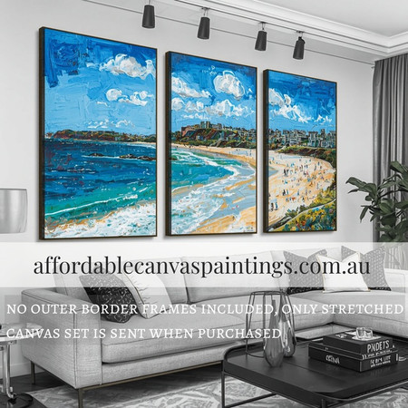 Order Online 30% OFF Handmade Blue Colour Canvas Paintings Australia