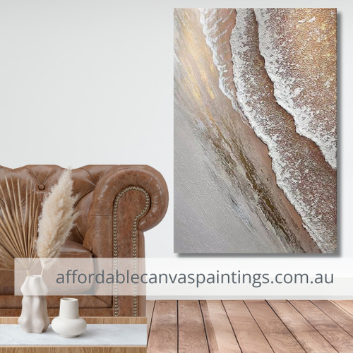 Sea Surf Abstract Landscape Oil Heavy Textured Canvas Art Handmade Paintings Australia For DIY Room Décor