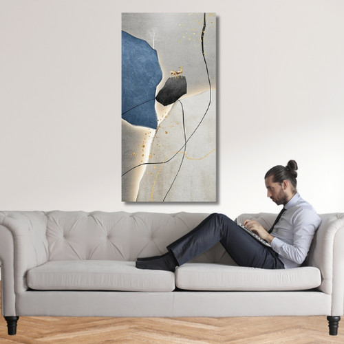 Daubs Abstract Modern Artwork Framed Handmade Original Artwork Australia For Home Decor