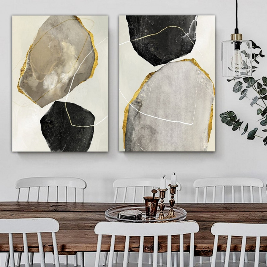 Acuteness Abstract Art Modern Heavy Texture Handmade Framed 2 Piece Best Framed Artwork Australia affordablecanvaspaintings.com.au