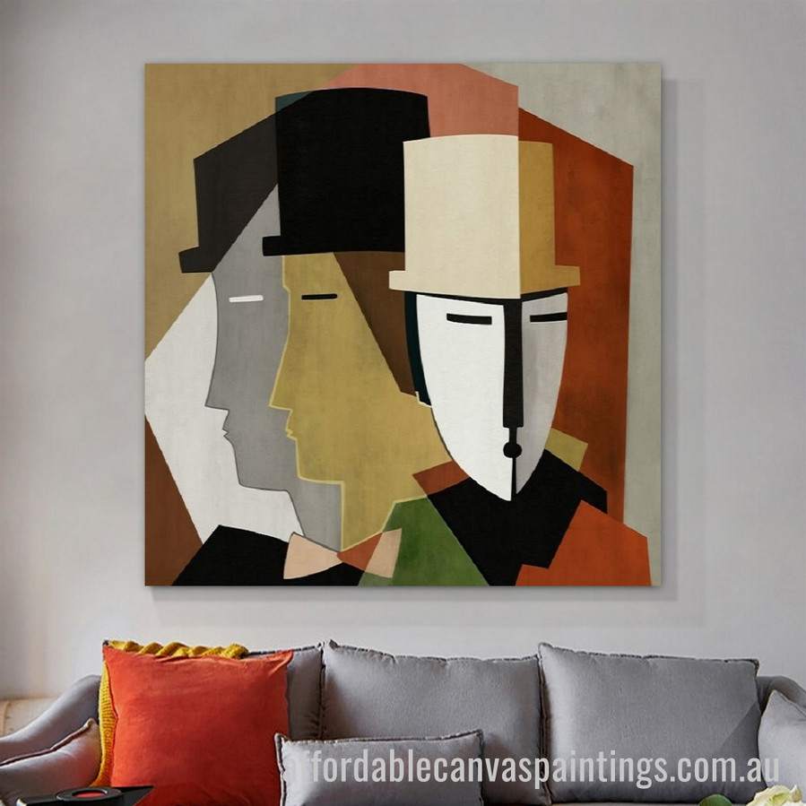 Les Elegants Abstract Art Modern Heavy Texture Handmade Framed Stretched Paintings For Sale affordablecanvaspaintings.com.au