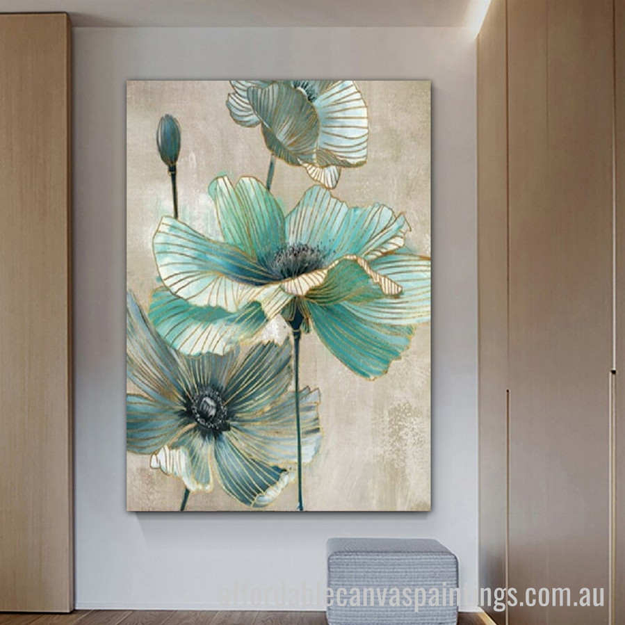 Beautiful Lotus Abstract Art Modern Heavy Texture Handmade Framed Textured Wall Art Australia affordablecanvaspaintings.com.au