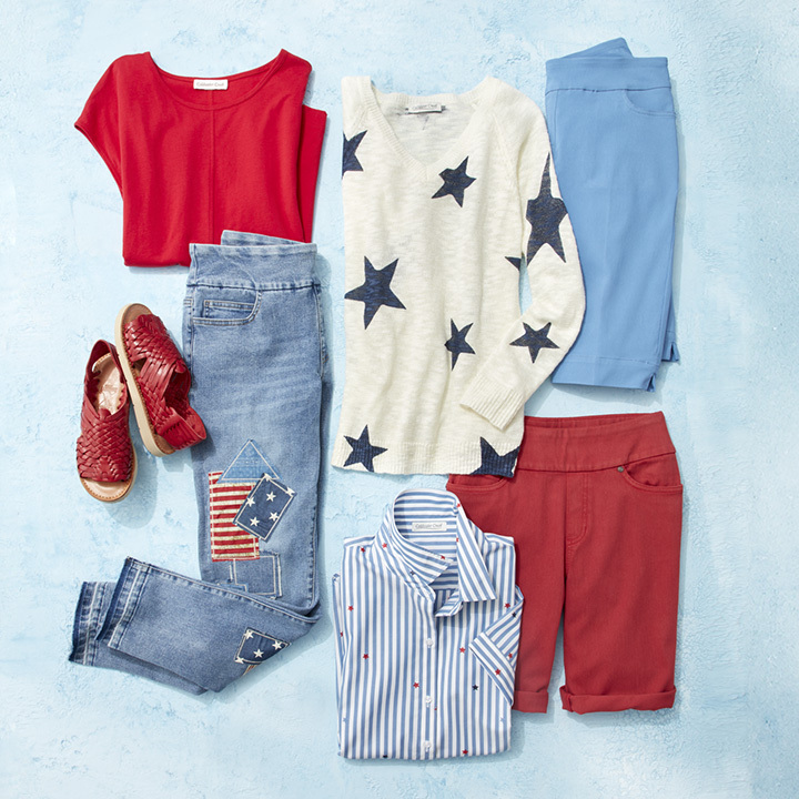 Red, White & Beautiful outfit