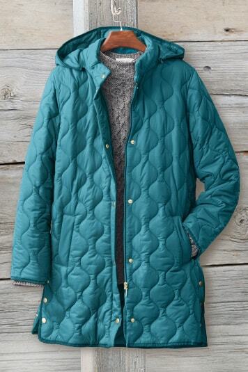 Veste Bouffante Coldwater Creek Taille M - Occasion En Excellent état, Parfaite Pour L'hiver