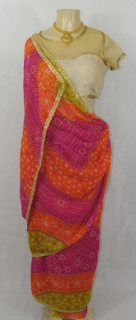 Gujurat Style Wrap (without pleat)