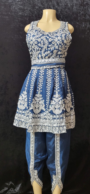 Navy Blue Dhotti