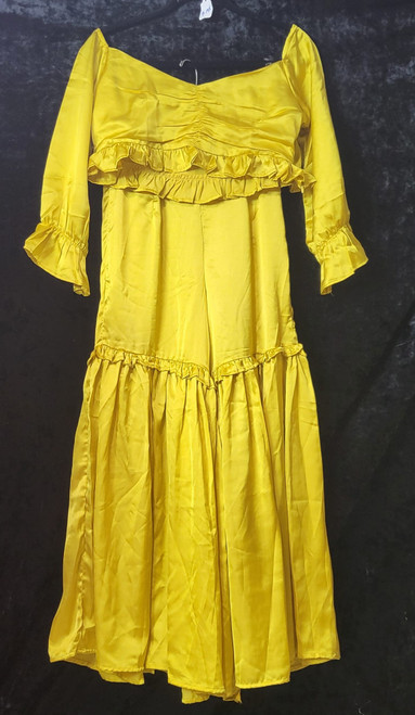 Yellow Crop and Sharara Set