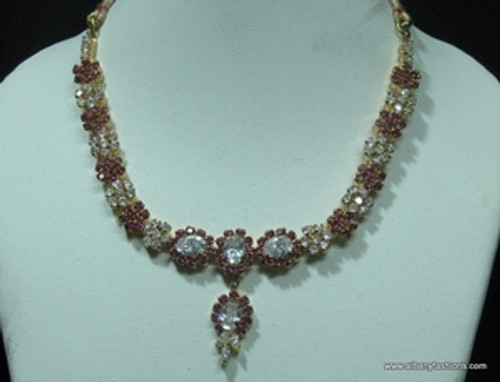 Indian Jewelry - Ruby Red Set