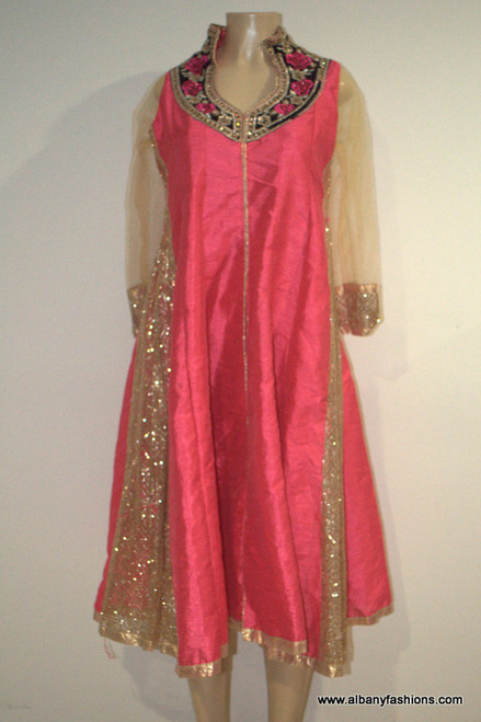 2000 Anarkali Churidar Suit-PinkSilver
