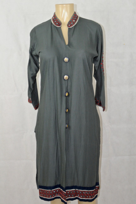 Dark gray kurti
