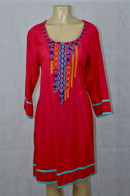 Pink with colorful detailing