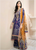 Blue and Orange Designer Suit