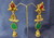 Red,Green, and Gold Earrings