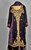 WomenPurple Velvet High low  Bridal Latest Dress