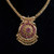 Purple Stone Gold Necklace