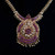 Purple Gold Necklace