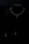 Black Stone Necklace Set