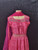 Hot Pink Banarsi print anarkali 