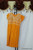 Orange Cotton Churidar Suit