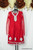 Red Designer Churidar Suit