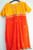 Orange Red Churidar Suit
