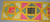 Indian Wall Hanging - Rectangle - Yellow with Pink