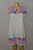 White Kurti with pink detailing
