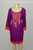 Purple Kurti with hot pink details