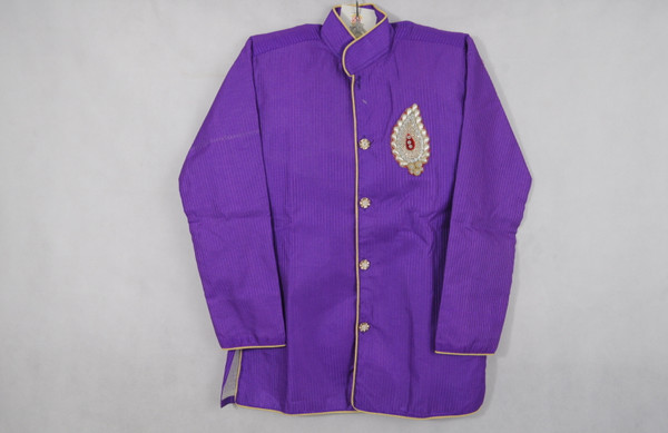 1011 Purple Designer Kurta set