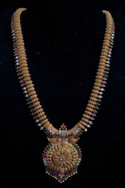 Multi-color Temple Necklace