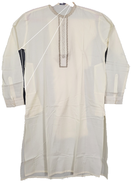 Casual off-White Kurta