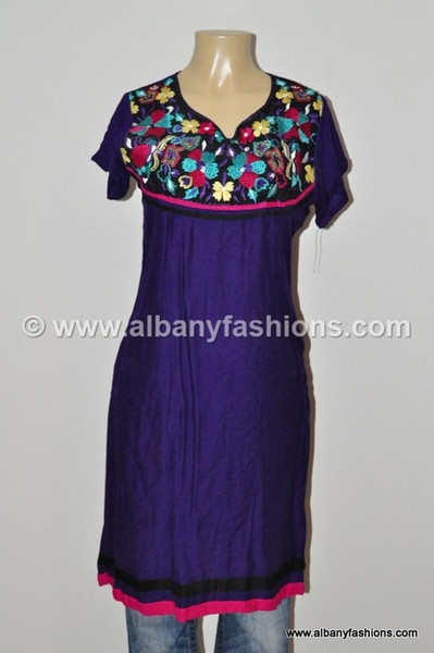 Purple-Designer long Kurtis-42 Indian_Kurtis_Long_8013