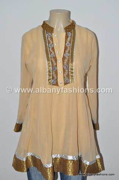Cream-Designer Kurti-40