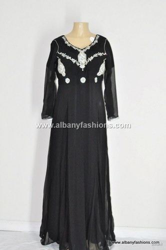 Long Full Length Beaded Gown