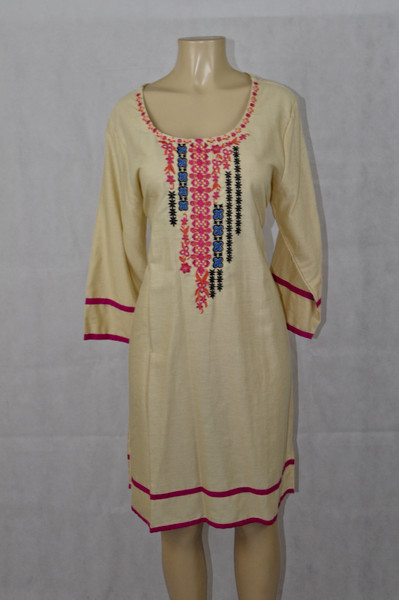Cream colored Kurti
