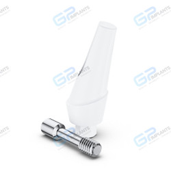 Angulated Temporary PEEK Anatomic Abutment 15 Degrees