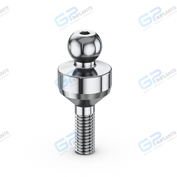 Ball Attachment Abutment Straight 2.0