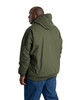 BERNE HJ375 Heartland Washed Duck Hooded Work Jacket | Cedar Green