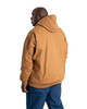 BERNE HJ375 Heartland Washed Duck Hooded Work Jacket | Brown Duck