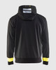 BLACKLADER 4958 Visibility Zip Hoodie | Black/ Hi-Vis Yellow