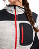 BLAKLADER 4976 Women's Knitted Jacket | Grey Melange/ Black