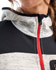 BLAKLADER 4976 Women's Knitted Jacket | Grey Melange/ Black