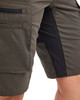 BLAKLADER 7174 Women's Service Shorts With Stretch | Dark Olive Green/ Black