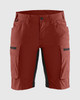BLAKLADER 7174 Women's Service Shorts With Stretch | Burned Red/ Black