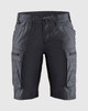 BLAKLADER 7174 Women's Service Shorts With Stretch | Grey/ Black
