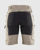BLAKLADER 7174 Women's Service Shorts With Stretch | Stone/ Black