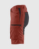 BLAKLADER 7174 Women's Service Shorts With Stretch | Burned Red/ Black